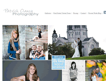 Tablet Screenshot of patrickclancy.com